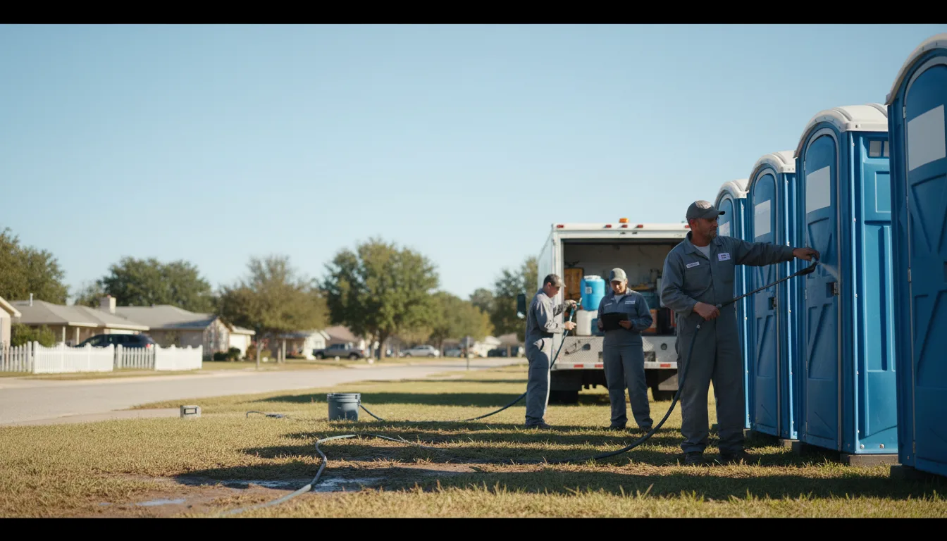 Long-Term Portable Toilet Rental in Kinderhook, IL near me